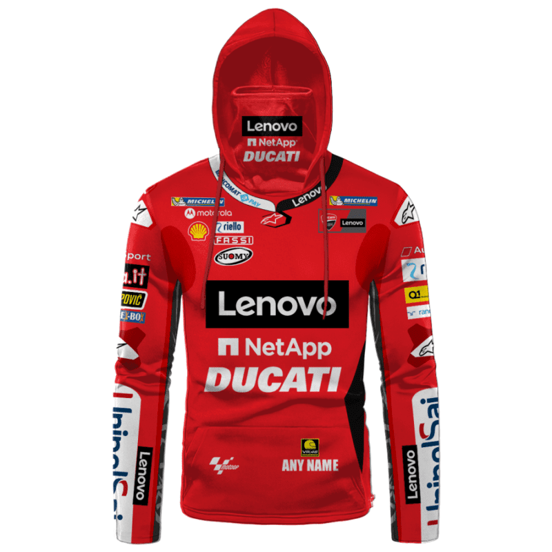 Ducati Corse Lenovo Motogp Racing Gaiter Hoodie 723 1