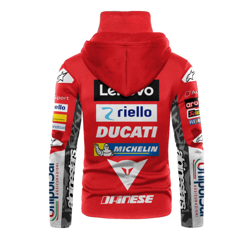 Ducati Corse Lenovo Motogp Racing Gaiter Hoodie 723 2
