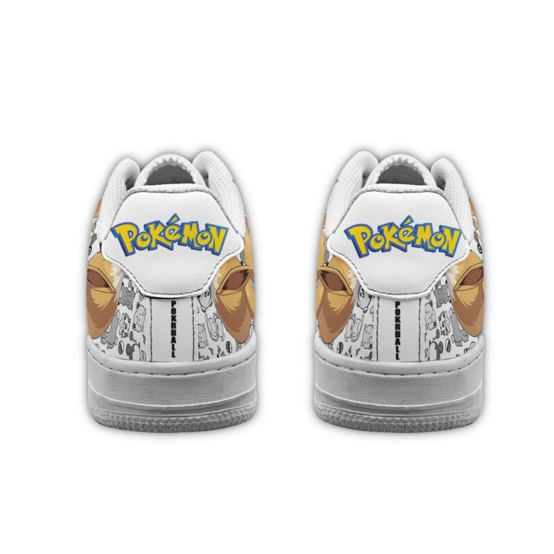 Eevee Sneakers Pokemon Shoes Fan Gift Idea Air Force 1 Sneakers 2