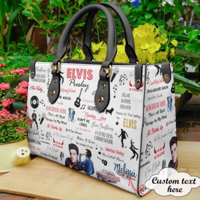 Elvis Presley Gift For Fan, Elvis Presley Handbag , Custom Name Fashion Lady Handbag LHB41 3 Elvis Presley Gift For Fan Elvis Presley Handbag Custom Name Fashion Lady Handbag LHB41 3