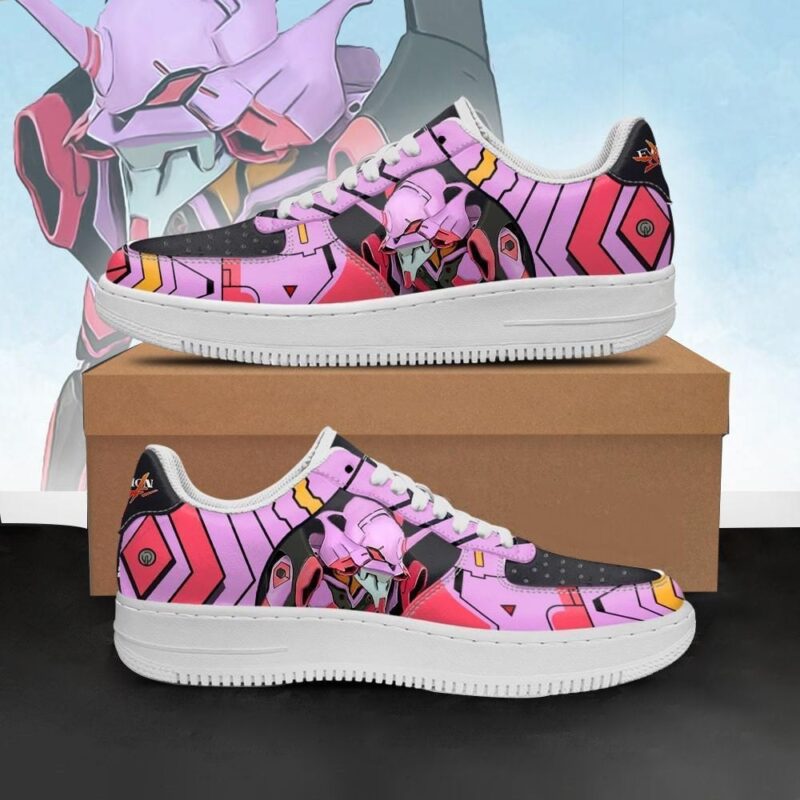 Evangelion Unit-01 Awakened Sneakers Neon Genesis Evangelion Shoes Air Force 1 Sneakers