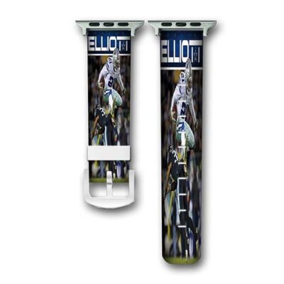 Ezekiel Elliott NFL Dallas Cowboys Custom Apple Watch Band Genuine Wrist Band Replacement
