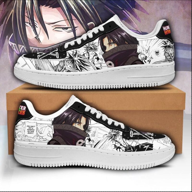Feitan Sneakers Custom Hunter X Hunter Anime Shoes Fan Air Force 1 Sneakers