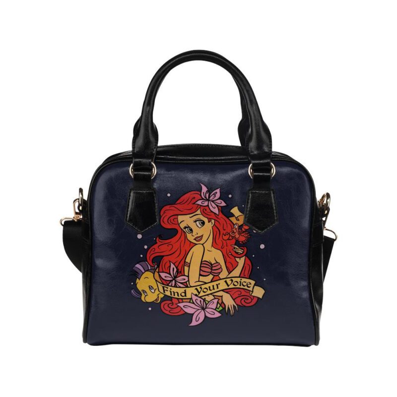 Find Your Voice Ariel A Little Mermaid Lady Leather Shoulder Hand Bag SB0107 1