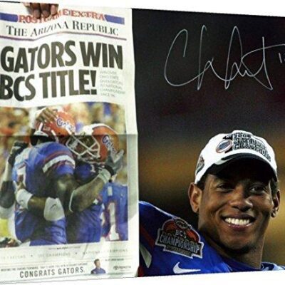 Florida Gators - Chris Leak BCS Title Autograph Print - Canvas Print Wall Art Decor