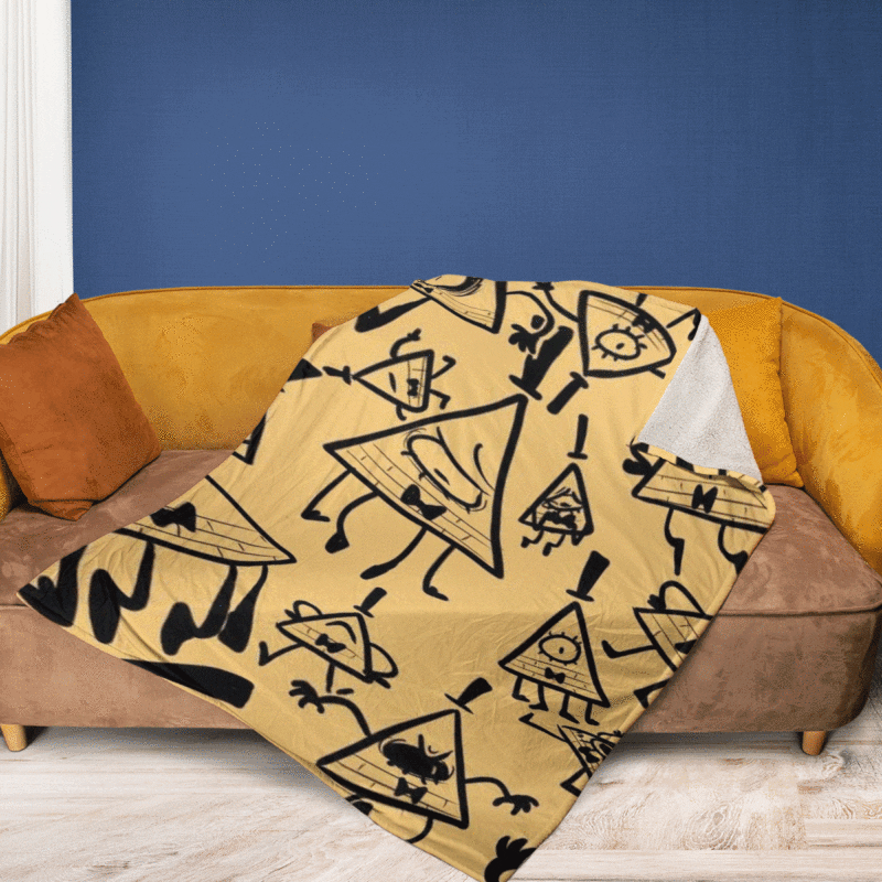 Full Bill Cipher Gravity Falls The Love God Disney Cartoon Ver5 Gifts Lover Bill Cipher Gift For Fan Comfy Sofa Throw Blanket Gift 2