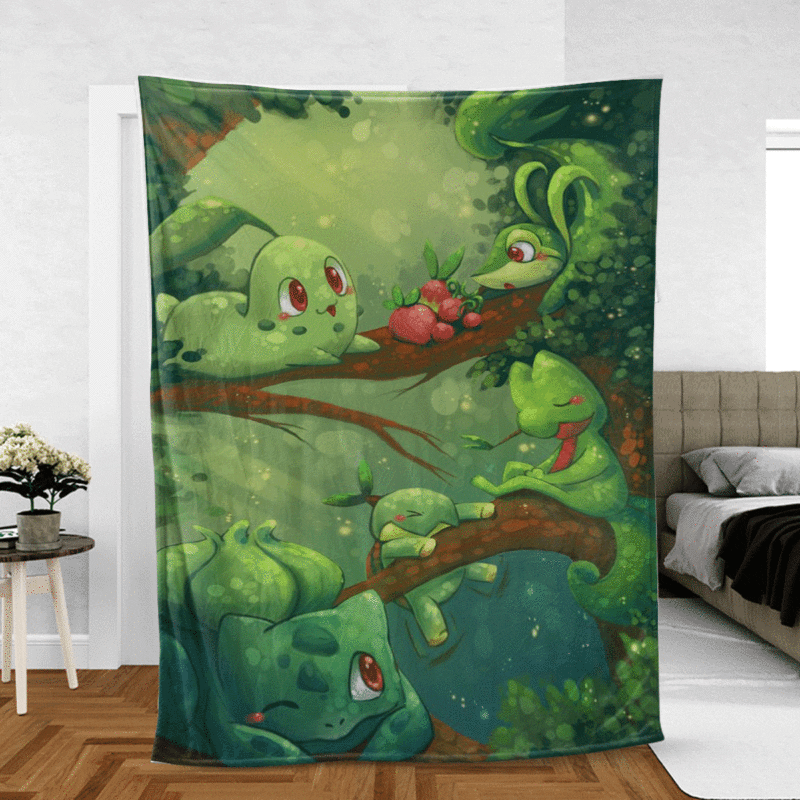 Full Monster Pokemon Eeveelutions TV Cartoon Ver5 Gift Lover Premium Comfy Sofa Throw Blanket
