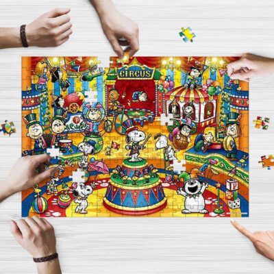 Funny Circus Snoopy Charlie Brown The Peanuts Cartoon 15 Gifts Lover Jigsaw Puzzle Game,Snoopy The Peanuts Fan Gift,Snoopy The Peanuts Lover Gift 2 Snoopy The Peanuts Lover Gift