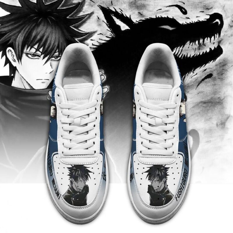 Fushiguro Megumi Jujutsu Kaisen Air Force 1 Sneakers Custom Anime Shoes 1