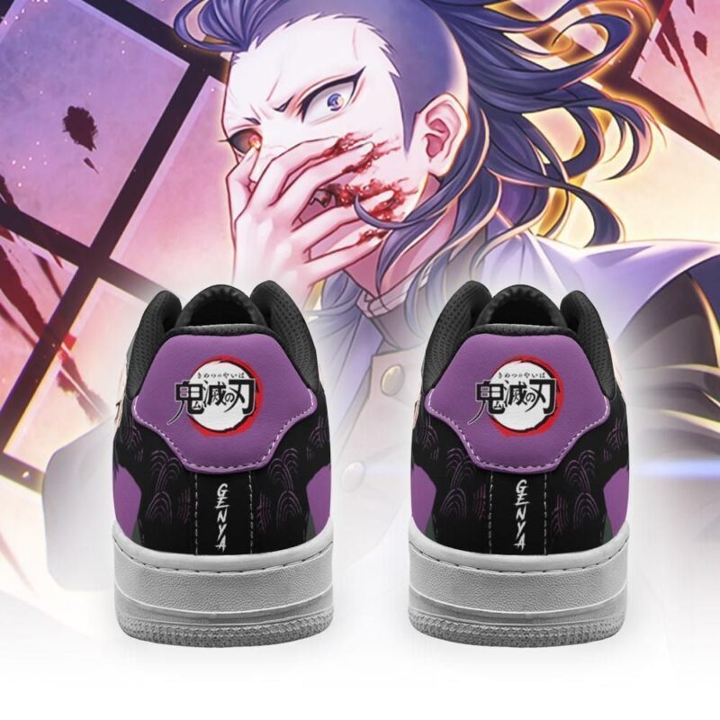 Genya Sneakers Custom Demon Slayer Anime Shoes Fan Air Force 1 Sneakers 2