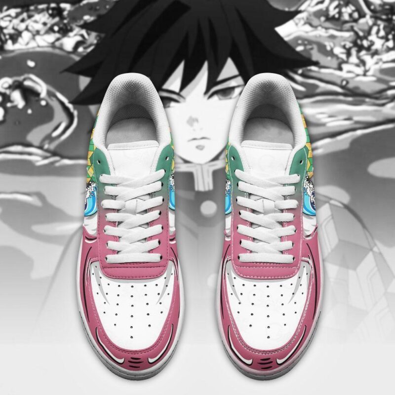 Giyuu Tomioka Air Force 1 Sneakers Custom Water Skill Demon Slayer Shoes 1