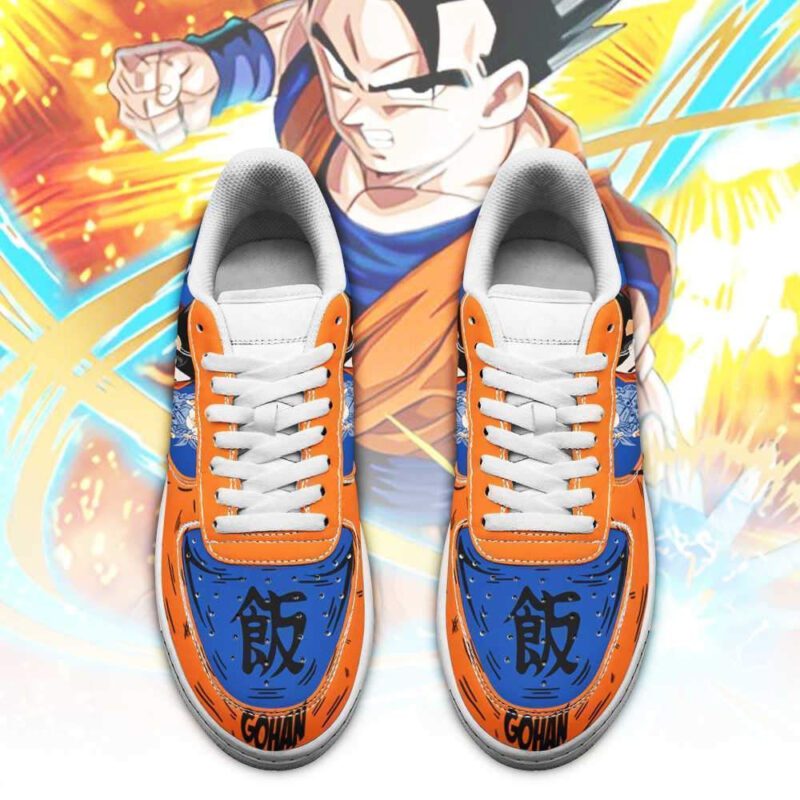 Gohan Sneakers Custom Dragon Ball Anime Shoes Fan Gift Air Force 1 Sneakers 1