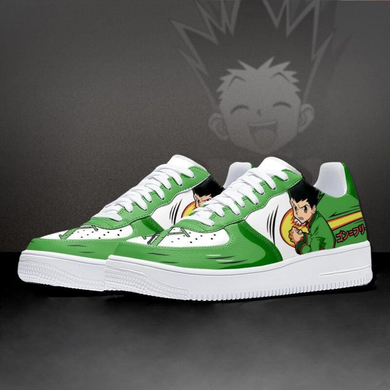 Gon Freecss Air Force 1 Sneakers Custom Hunter X Hunter Anime Shoes 2