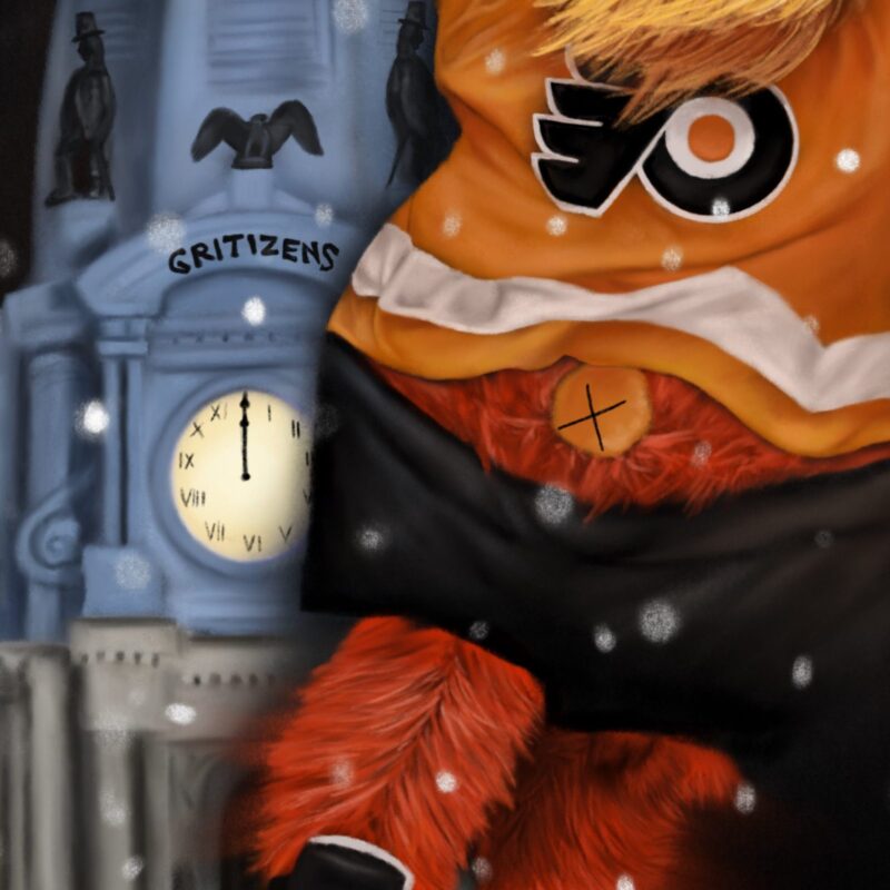 Gritty GRITIZENS Philadelphia Flyers Canvas Prints Wall Art Decor 2