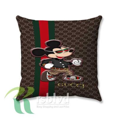 Gucci Mickey Mouse Wallpaper Custom Pillow Case Cover