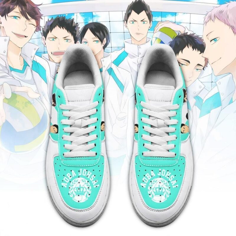 Haikyuu Aobajohsai High Sneakers Team Haikyuu Anime Shoes Air Force 1 Sneakers 1