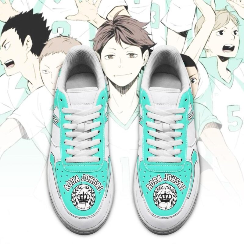 Haikyuu Aobajohsai High Sneakers Uniform Haikyuu Anime Shoes Air Force 1 Sneakers 1