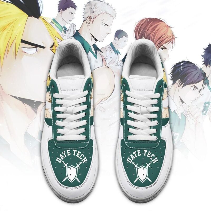 Haikyuu Date Tech High Sneakers Team Haikyuu Anime Shoes Air Force 1 Sneakers 1