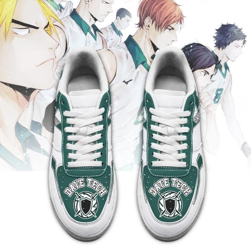 Haikyuu Date Tech High Sneakers Uniform Haikyuu Anime Shoes Air Force 1 Sneakers 1