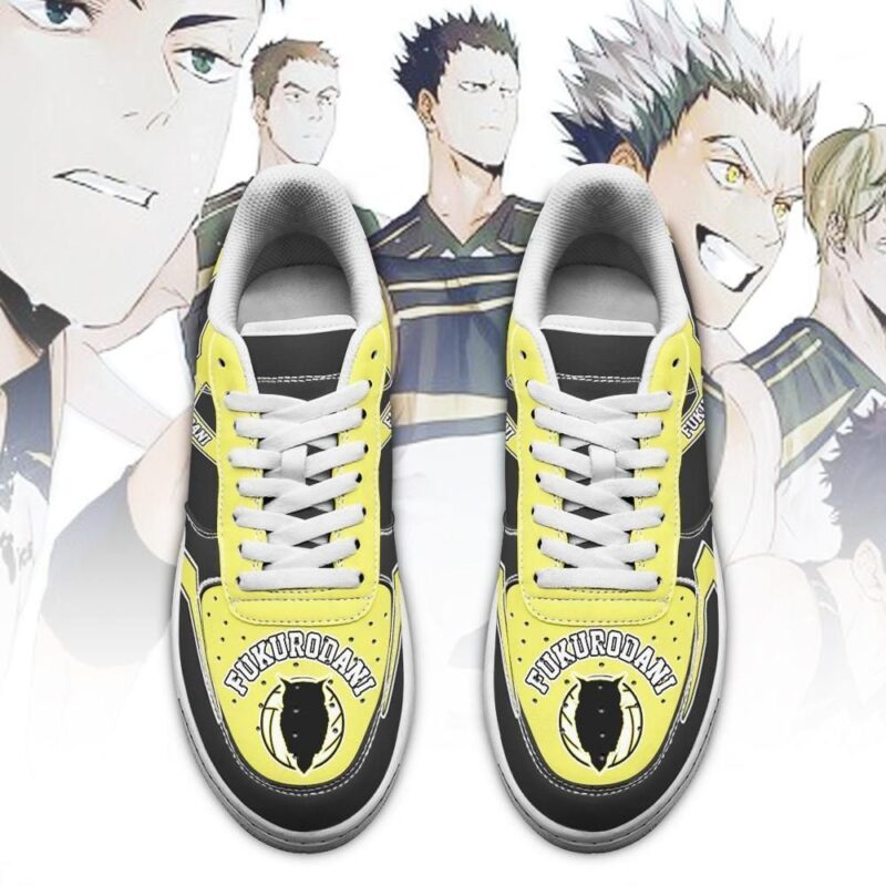 Haikyuu Fukurodani Academy Sneakers Uniform Haikyuu Anime Shoes Air Force 1 Sneakers 1
