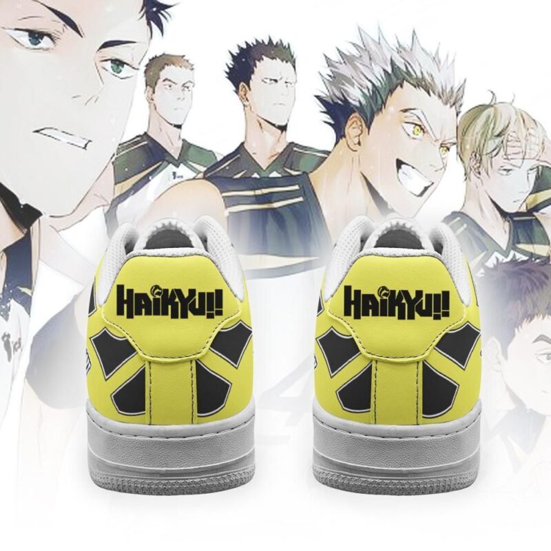 Haikyuu Fukurodani Academy Sneakers Uniform Haikyuu Anime Shoes Air Force 1 Sneakers 2