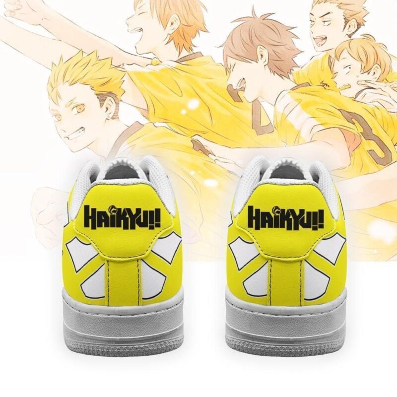 Haikyuu Johzenji High Sneakers Uniform Team Haikyuu Anime Shoes Air Force 1 Sneakers 2