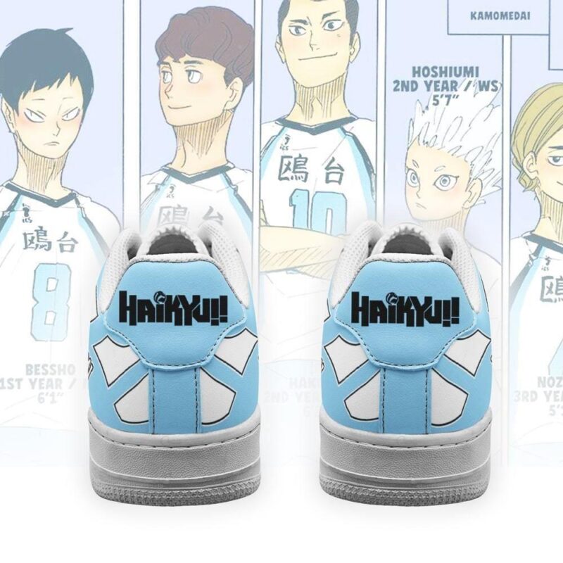 Haikyuu Kamomedai High Sneakers Uniform Haikyuu Anime Shoes Air Force 1 Sneakers 2