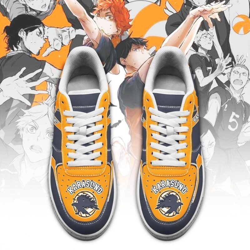 Haikyuu Karasuno High Sneakers Uniform Haikyuu Anime Shoes Air Force 1 Sneakers 1