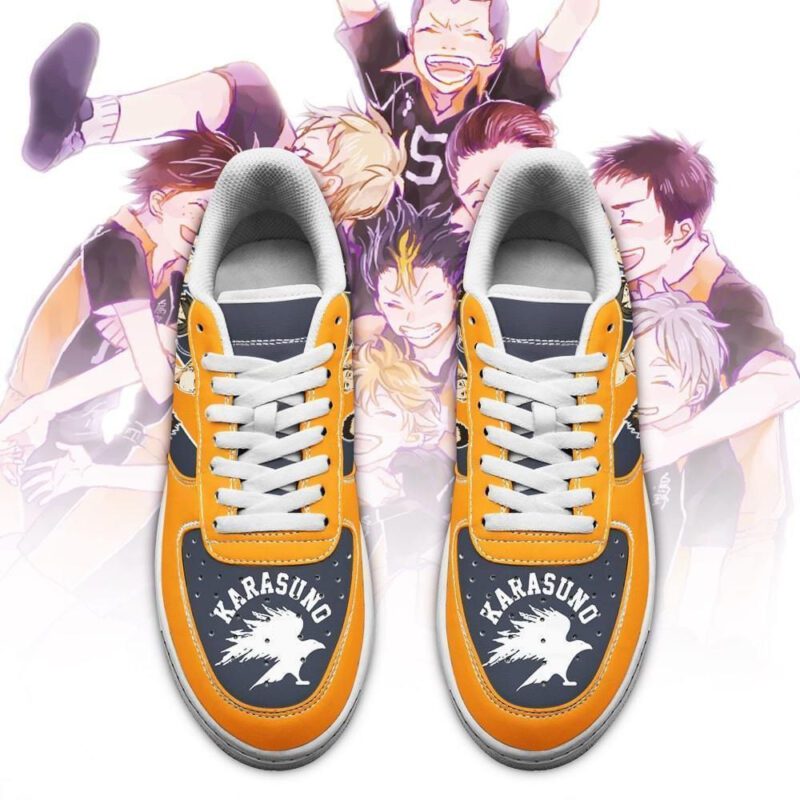 Haikyuu Karasuno Sneakers Team Haikyuu Anime ShoesAir Force 1 Sneakers 1