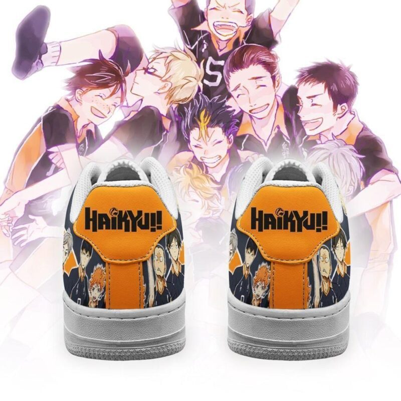 Haikyuu Karasuno Sneakers Team Haikyuu Anime ShoesAir Force 1 Sneakers 2