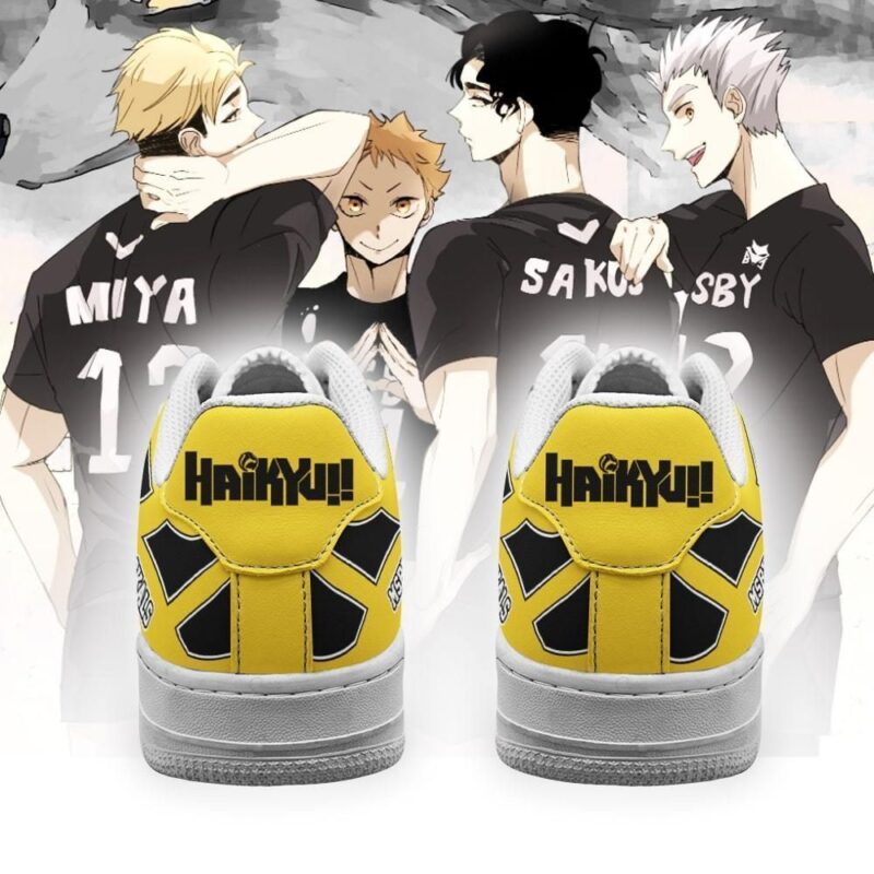 Haikyuu MSBY Black Jackals Sneakers Uniform Haikyuu Anime Shoes Air Force 1 Sneakers 2