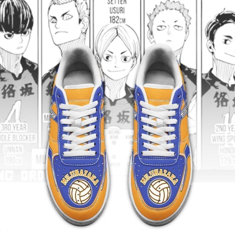 Haikyuu Mujinazaka High Sneakers Uniform Haikyuu Anime Shoes Air Force 1 Sneakers 1