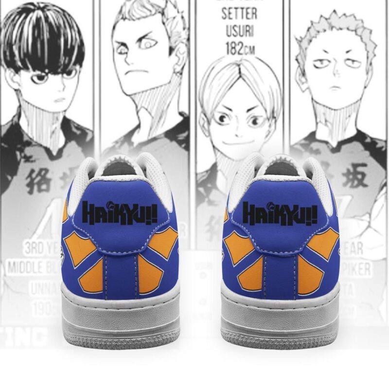 Haikyuu Mujinazaka High Sneakers Uniform Haikyuu Anime Shoes Air Force 1 Sneakers 2
