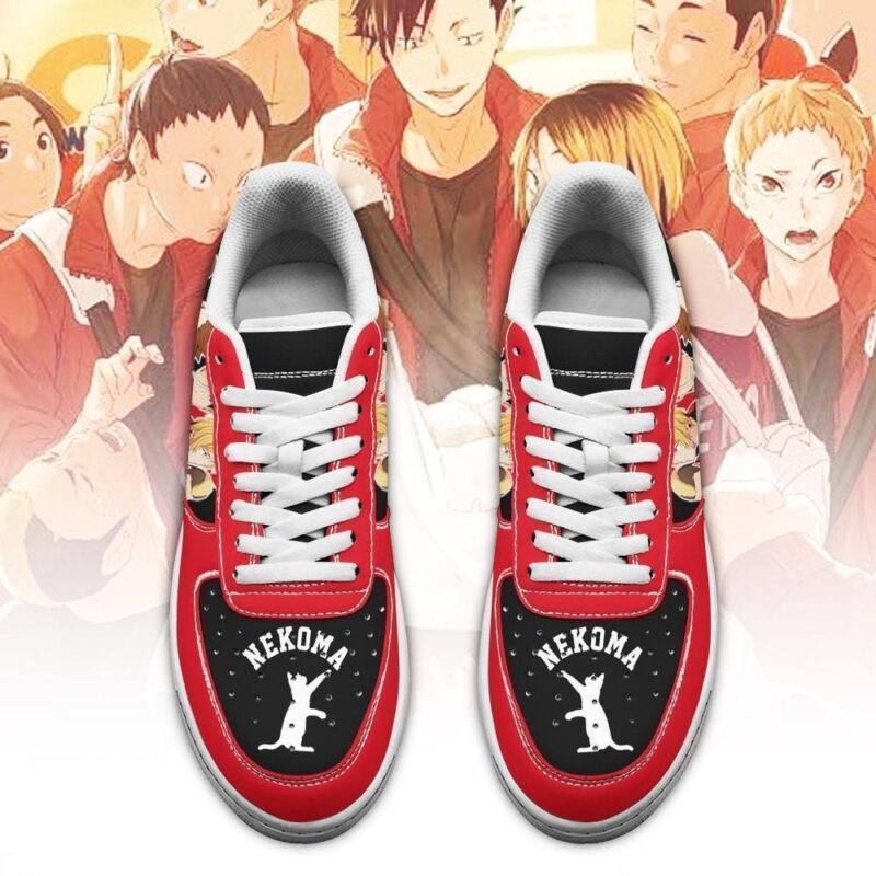 Haikyuu Nekoma High Sneakers Team Haikyuu Anime Shoes Air Force 1 Sneakers 1