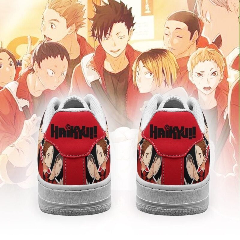 Haikyuu Nekoma High Sneakers Team Haikyuu Anime Shoes Air Force 1 Sneakers 2