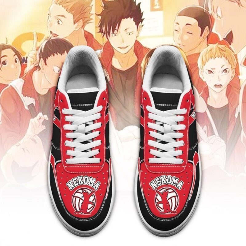 Haikyuu Nekoma High Sneakers Uniform Haikyuu Anime Shoes Air Force 1 Sneakers 1