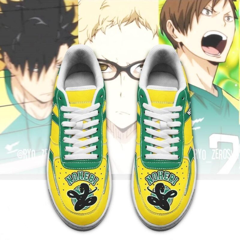 Haikyuu Nohebi Academy Sneakers Uniform Haikyuu Anime Shoes Air Force 1 Sneakers 1