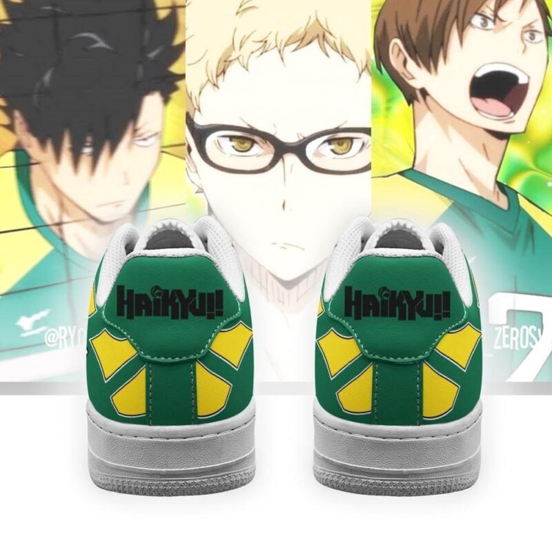 Haikyuu Nohebi Academy Sneakers Uniform Haikyuu Anime Shoes Air Force 1 Sneakers 2
