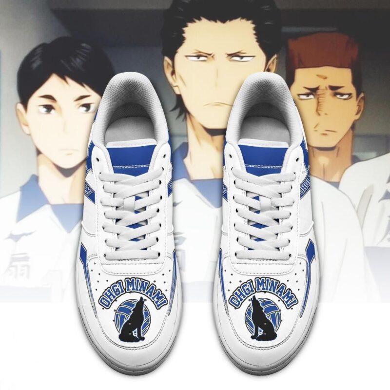 Haikyuu Ohgiminami High Sneakers Uniform Haikyuu Anime Shoes Air Force 1 Sneakers 1