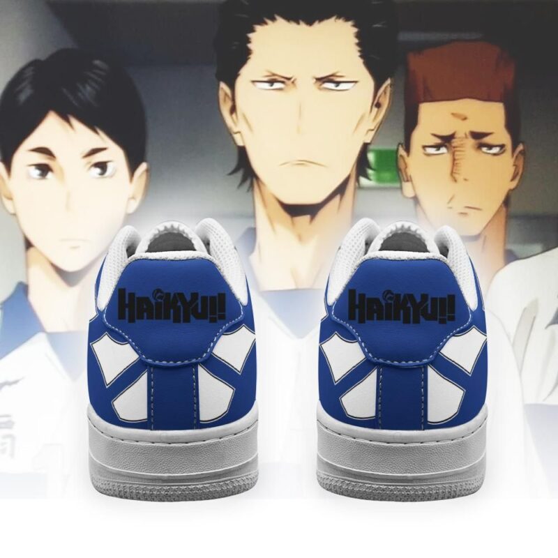 Haikyuu Ohgiminami High Sneakers Uniform Haikyuu Anime Shoes Air Force 1 Sneakers 2