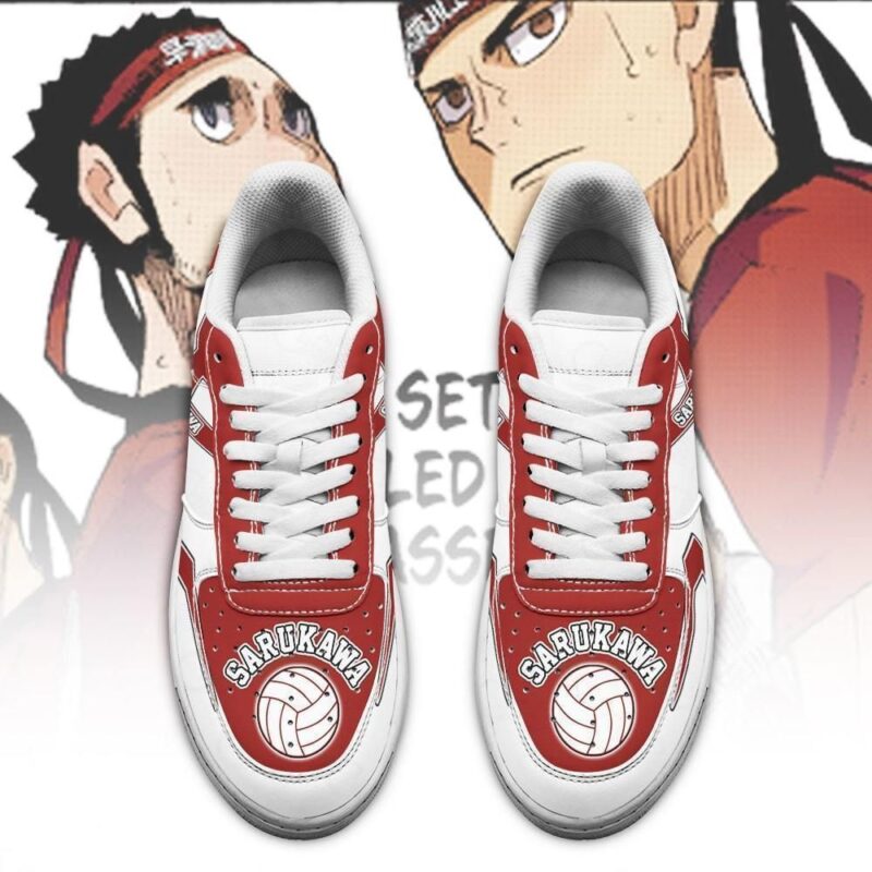 Haikyuu Sarukawa Tech High Sneakers Uniform Haikyuu Anime Shoes Air Force 1 Sneakers 1