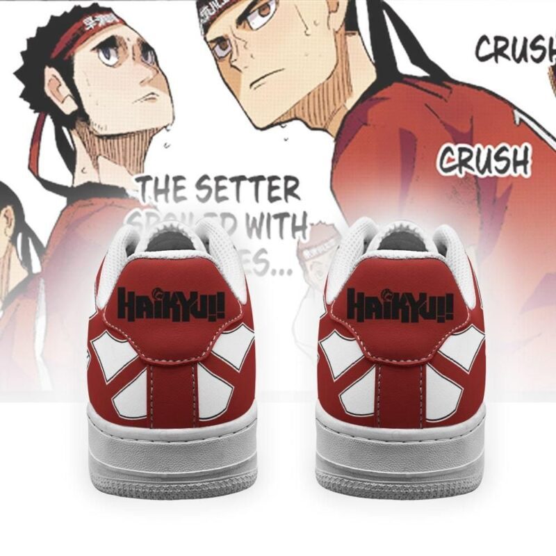 Haikyuu Sarukawa Tech High Sneakers Uniform Haikyuu Anime Shoes Air Force 1 Sneakers 2