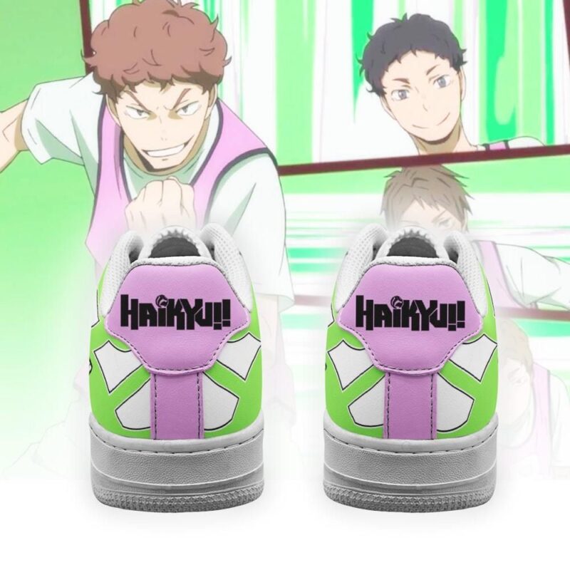 Haikyuu Shinzen High Sneakers Uniform Haikyuu Anime Shoes Air Force 1 Sneakers 2