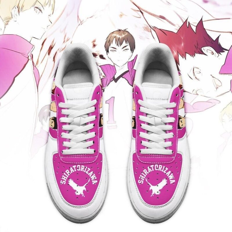 Haikyuu Shiratorizawa Academy Sneakers Team Haikyuu Anime Shoes Air Force 1 Sneakers 1