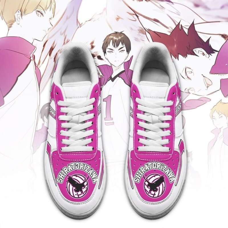 Haikyuu Shiratorizawa Academy Sneakers Uniform Haikyuu Anime Shoes Air Force 1 Sneakers 1