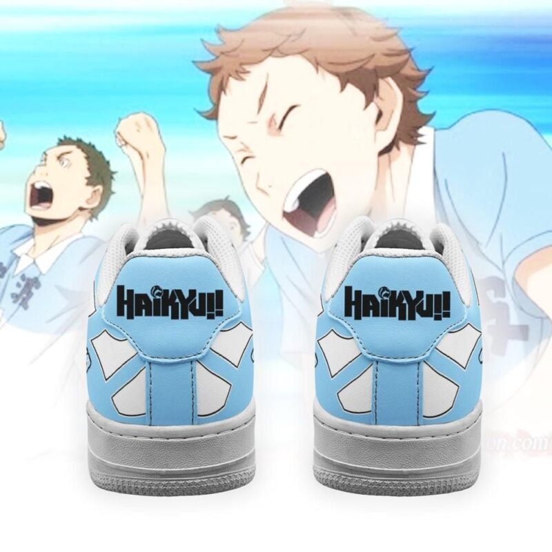 Haikyuu Tokonami High Sneakers Uniform Haikyuu Anime Shoes Air Force 1 Sneakers 2