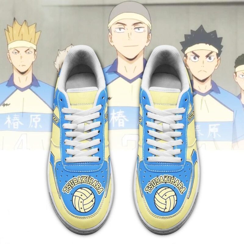 Haikyuu Tsubakihara Academy Sneakers Uniform Haikyuu Anime Shoes Air Force 1 Sneakers 1