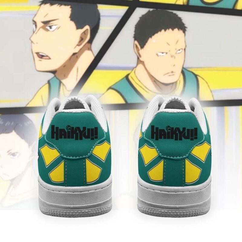 Haikyuu Ubugawa High Sneakers Uniform Haikyuu Anime Shoes Air Force 1 Sneakers 2