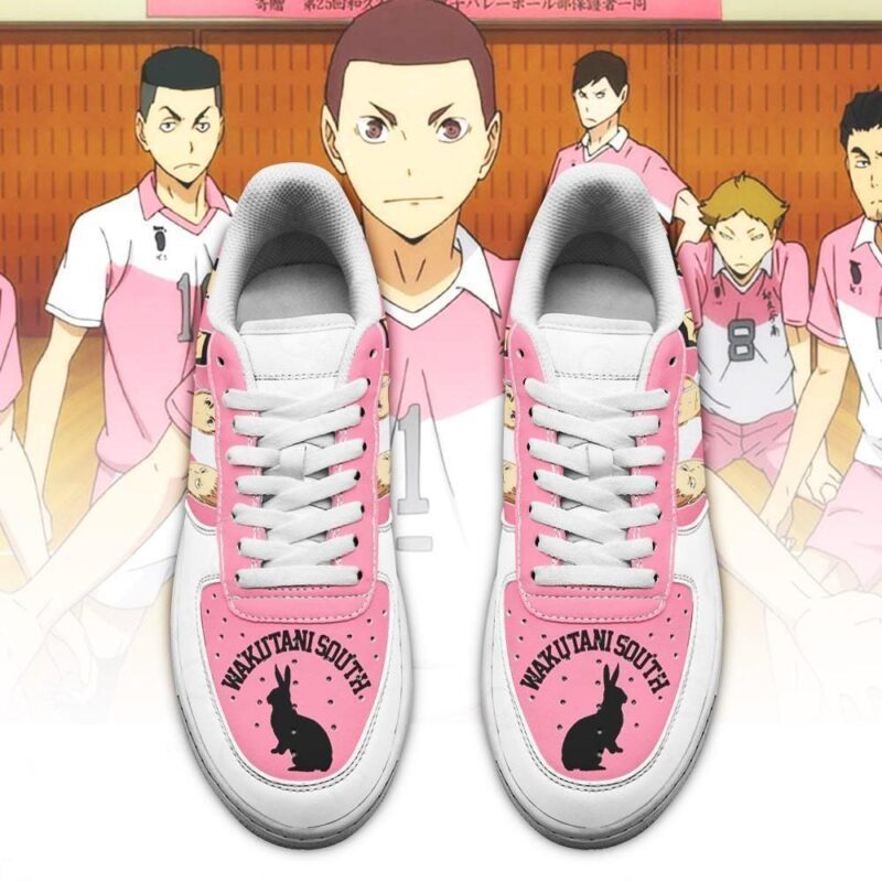 Haikyuu Wakutani South High Sneakers Team Haikyuu Anime Shoes Air Force 1 Sneakers 1