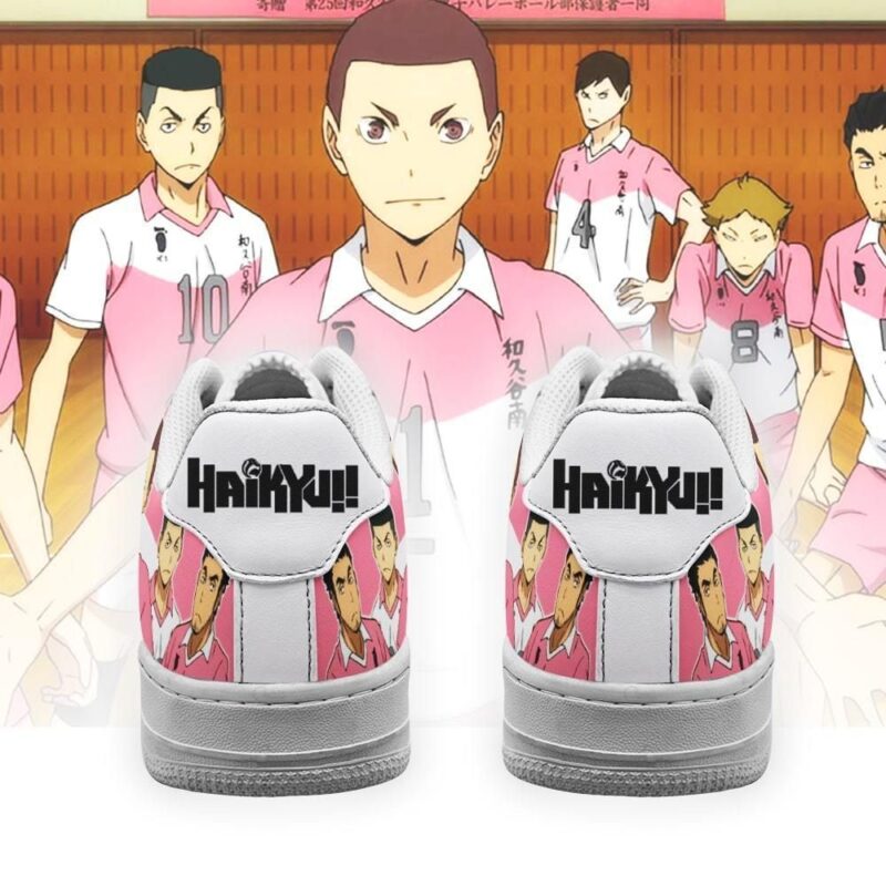 Haikyuu Wakutani South High Sneakers Team Haikyuu Anime Shoes Air Force 1 Sneakers 2